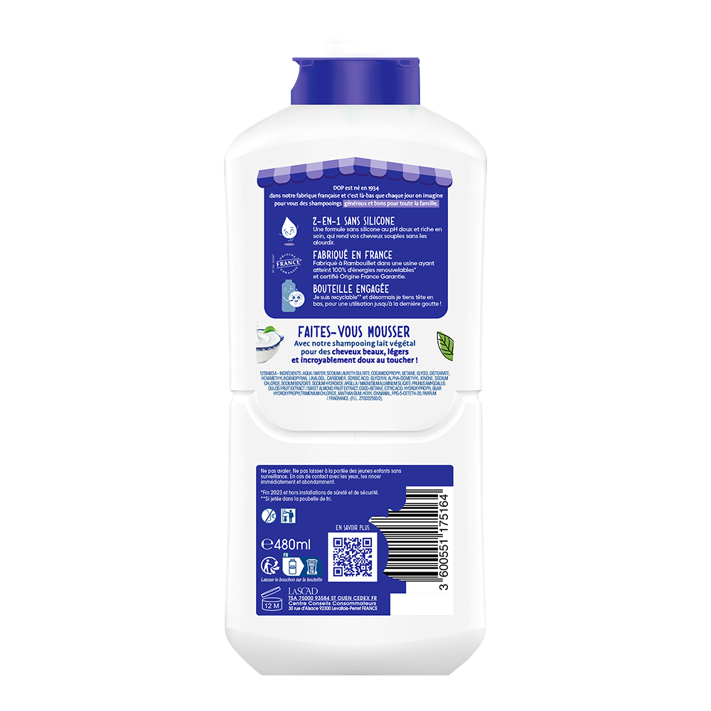 shamp back lait végé